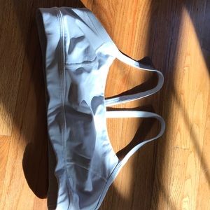 Lululemon White sports bra size 10